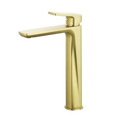 Factory Supply Custom High Faucet Single Handle Gold Bathroom Faucets