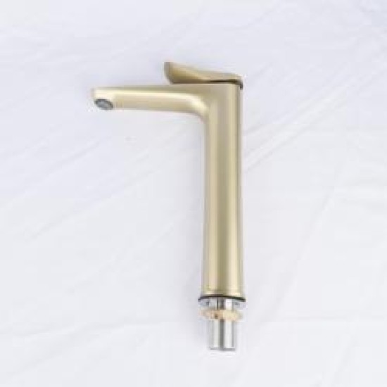 Factory Supply Custom High Faucet Single Handle Gold Bathroom Faucets