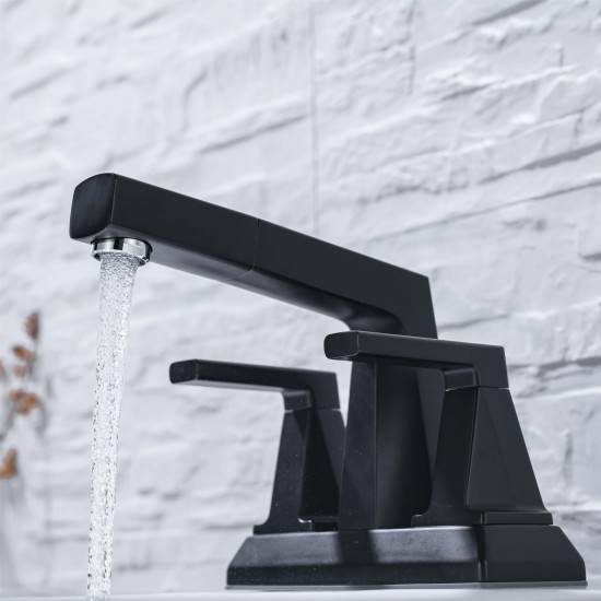 Factory Direct Sale Pull Out Bath Room Taps Black Basin Mixer Tap Wash Modern Luxury Water Faucet For Hotel Bathroom