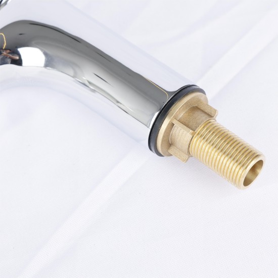 Factory Supply Durable Bathroom Taps Stainless Steel Water Faucet Brass Single Hole Basin Faucet