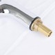 Factory Supply Durable Bathroom Taps Stainless Steel Water Faucet Brass Single Hole Basin Faucet