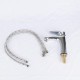 Factory Supply Durable Bathroom Taps Stainless Steel Water Faucet Brass Single Hole Basin Faucet