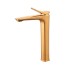 Factory Supply Durable Brass Golden Basin Tall Faucet Bathroom Mixers