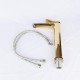 Factory Supply Durable Brass Golden Basin Tall Faucet Bathroom Mixers