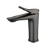 Manufacturer Customized Available Brass Waterfall Designer Wash Basin Black Taps Faucets For Bathroom