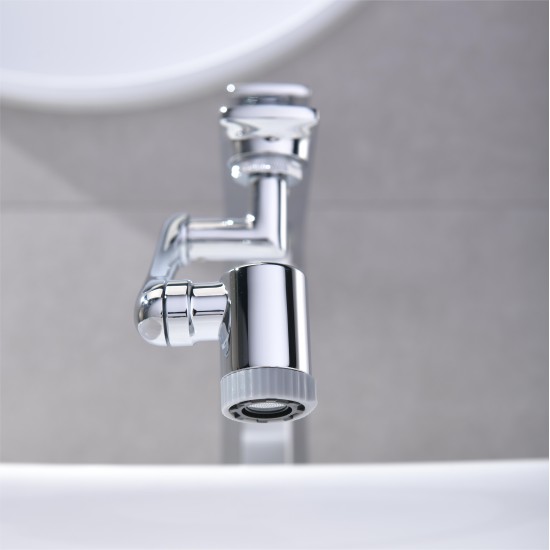 Hot Sale Stainless Steel Rotating 1080 Rotating Bathroom Kitchen Sprayer Tap Faucet Extender