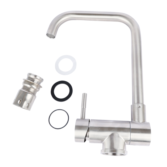 Factory Direct Oem Accept Contemporary Stainless Steel Square Kitchens Mixture Faucet Kitchen Sink Taps