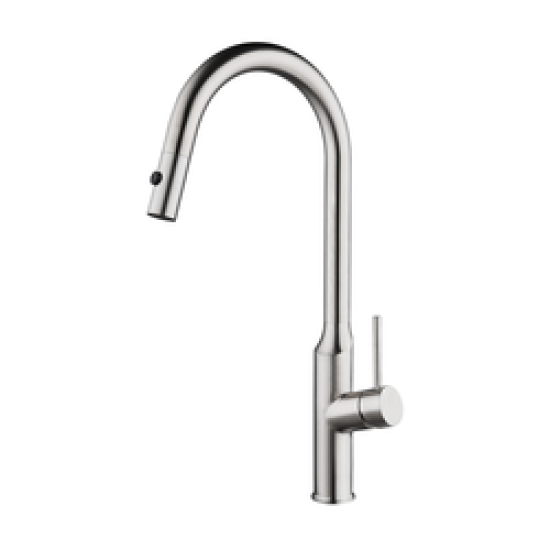 Customized High Quality Stainless Steel Mixer Taps Commercial Contemporary Spring Pull Down Spray Kitchen Faucet