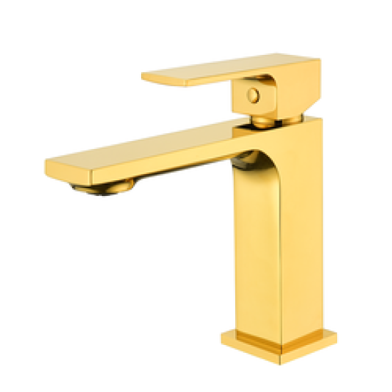 Factory Supply Hot Sale Brass Brushed Gold Mixer Water Faucet