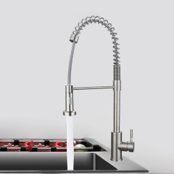 Factory Price Oem Odm Best Quality Stainless Steel Kitchens Faucets Kitchen Mixer With Pull Down Sprayer