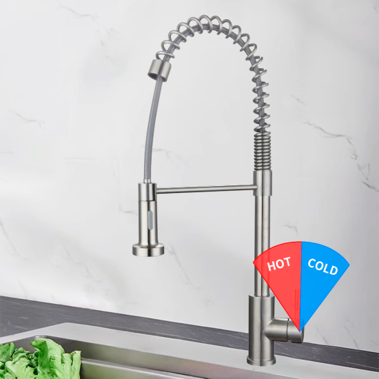 Factory Price Oem Odm Best Quality Stainless Steel Kitchens Faucets Kitchen Mixer With Pull Down Sprayer