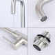 Factory Supply Custom Logo Commercial Stainless Steel Vanity And Cold Kitchen Faucet Water Mixer Kitchen Tap