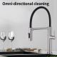 Factory Direct Sale Customized Pull Down 304 Stainless Steel Watermark Faucet Sink Faucets