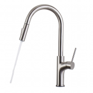  Factory Supply Custom Commercial Stainless Steel Pull Down Industrial Types Kitchens Mixer Tap Taps Kitchen Sink Faucet