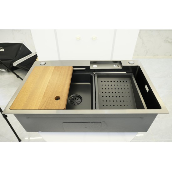 Durable Multi Functional High Tech Wash Basin Sinks Undermount Kitchen Sink Stainless Steel