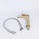  Factory Supply Custom Logo Commercial Modern Lavatory Wash Basin Taps Mixer Golden Bathroom Faucet