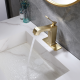 Factory Supply Durable Gold Washbasin Brass Wash Basin Faucet Metered Faucets For Bathroom