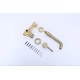 Manufacturer Customized Available Brass Basin Mixers Faucets Gold Bathroom Faucet Wall Mounted Mixer Tap