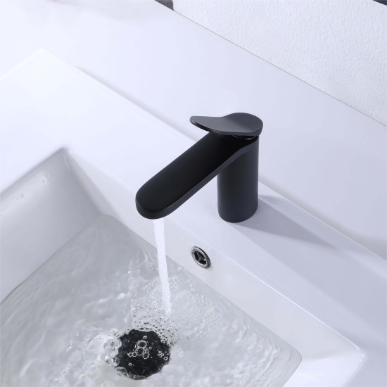 Manufacturer Customized Available Brass Basin Faucets Bathroom Faucet Black Mixer Tap