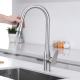 Factory Direct Sale Personalized Modern Faucets Kitchens Pull Down Taps Mixer Handle Cold Water Deck Mounted Kitchen Faucet