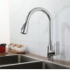 Factory Direct Oem Accept Contemporary Pull Down Kitchen Basin Brass Mixer Commercial Faucet