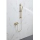 Factory Direct Sale Personalized European Style Bath Mixer Golden Showers Faucet Wall Mount Shower Mixer Set Bathroom