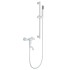 Factory Supply Custom Logo Commercial White Showers And Tub Faucets Set Bathroom Upc Parts Shower Faucet