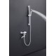 Factory Supply Custom Logo Commercial White Showers And Tub Faucets Set Bathroom Upc Parts Shower Faucet