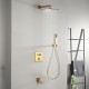 Factory Supply Custom Wall Mounted Gold Showers Faucets Mixer Bathroom Faucet Shower Set