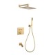 Factory Supply Custom Wall Mounted Gold Showers Faucets Mixer Bathroom Faucet Shower Set