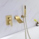 Factory Direct Sale Customized Wall Mounted Bathtub Showers Faucets Gold Mixer System Shower Faucet