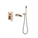 Factory Supply Custom Gold Bathtub Wall Mounted Bathroom And Showers Faucets Shower Mixer Set