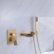 Factory Supply Custom Gold Bathtub Wall Mounted Bathroom And Showers Faucets Shower Mixer Set