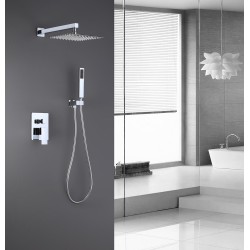 Factory Supply Custom Showers Wall Mounted Mixer Bathroom Faucets Rain Shower Set With Head Shower