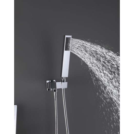 Factory Supply Custom Showers Wall Mounted Mixer Bathroom Faucets Rain Shower Set With Head Shower