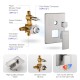 Factory Supply Custom Showers And Faucets Sets Complete Brass Modern Bathroom Shower Faucet Set