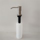 Factory Supply Hot Selling Stainless Steel Pump Home Bathroom Plastic Soap Dispenser For Kitchen Sink