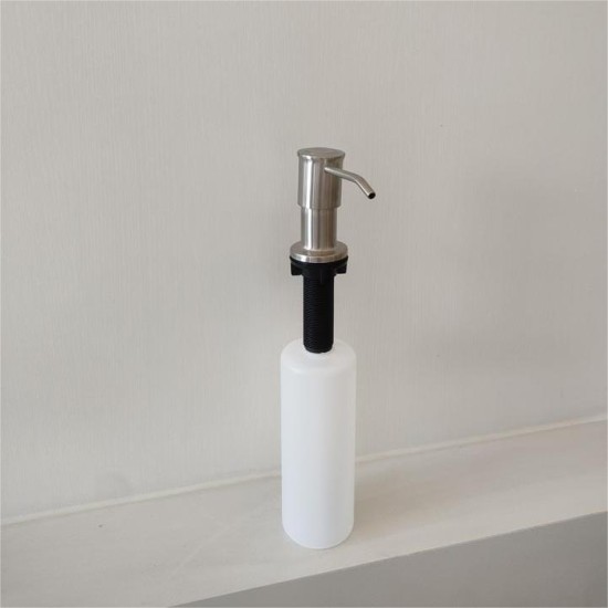 Factory Supply Hot Selling Stainless Steel Pump Home Bathroom Plastic Soap Dispenser For Kitchen Sink