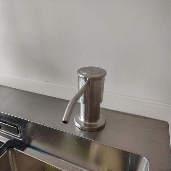 Factory Supply Hot Selling Stainless Steel Pump Home Bathroom Plastic Soap Dispenser For Kitchen Sink