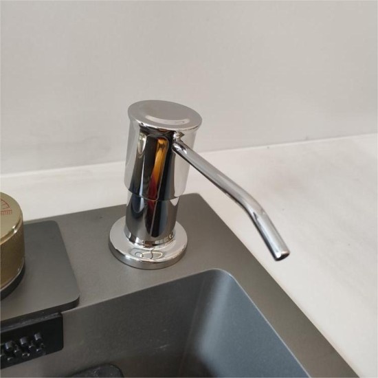 Factory Direct Sale Customized Stainless Steel Pump Kitchen Accessories Sink Dispenser Liquid Soap